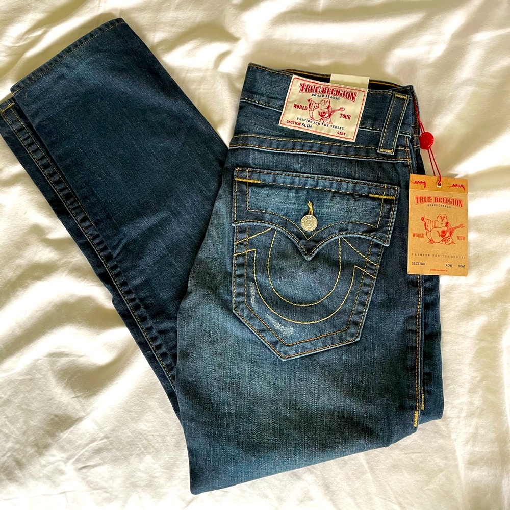 Men’s true religion jeans slim new with tags